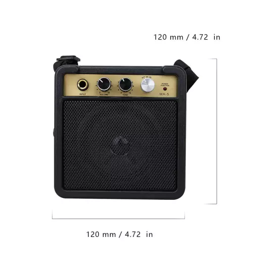 Guitar Amp Speaker Portable Acoustic Guitar Amplifier with Back Clip