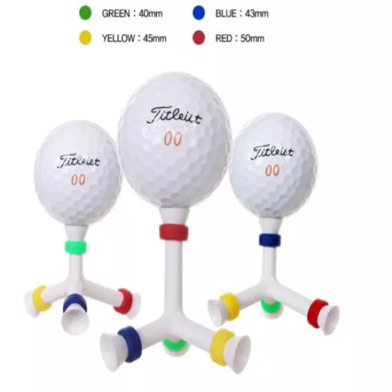 Throwing Hanaro Golf Tee Display height in color 2pcs /1set 