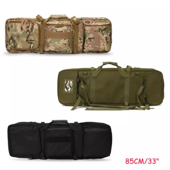 33" 85CM Tactical Military Gun Rifle Carry Case Backpack Bag Hunting Shooting