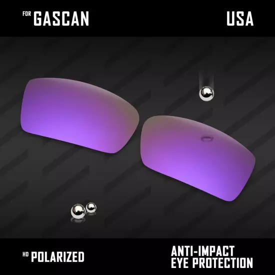 Anti Scratch Polarized Replacement Lenses for-Oakley Gascan OO9014 Options