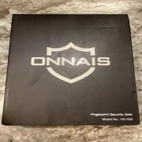 ONNAIS Gun Safe - Biometric Gun Safe for Pistols, Quick-Access Handgun Safe