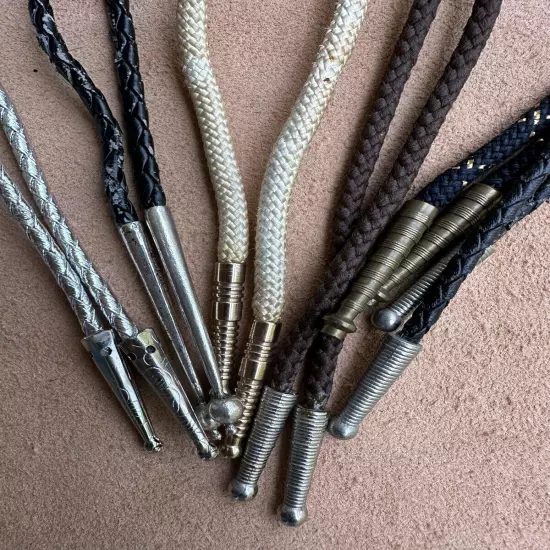 Lot Of 6 Vintage Western Bolo Ties B Stock