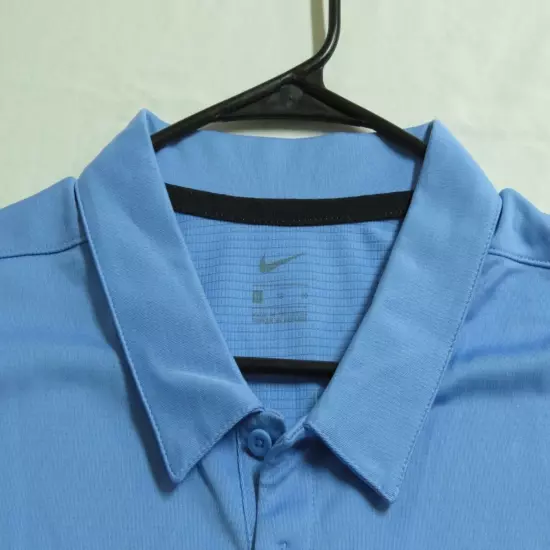 XL Baby Blue USA Nike Dri-Fit Men's db #501T Golf Polo Shirt