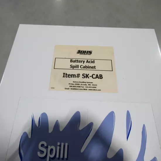 BHS SK-CAB Spill Cabinet Kit *NEW*