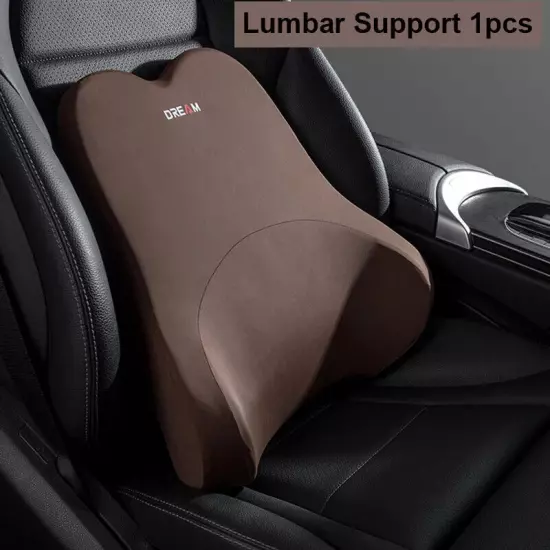 Car Lumbar Support Headrest Neck Pillow Support Universal Cushion Back Support