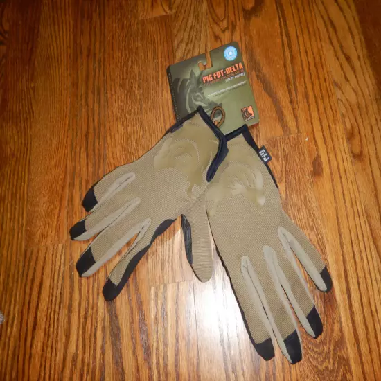 PIG Full Dexterity Tactical (FDT) Delta * Utility Gloves Coyote Brown * X-Large