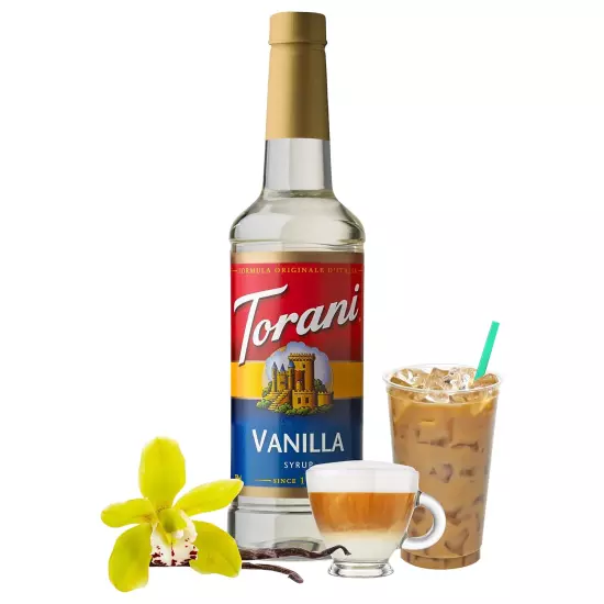 Vanilla Torani Syrup, 25.4 oz, Pack of 4