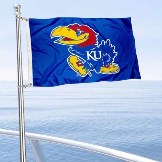 University of Kansas KU Boat and Golf Cart Flag