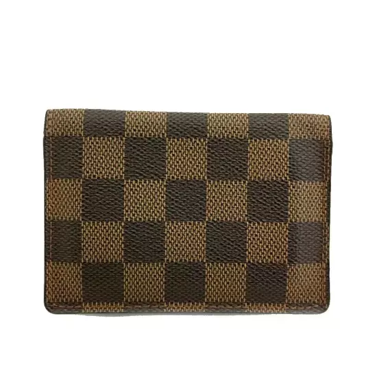 Louis Vuitton Damier Porte 2 Cartes Vertical Pass Card Case/2AC0856