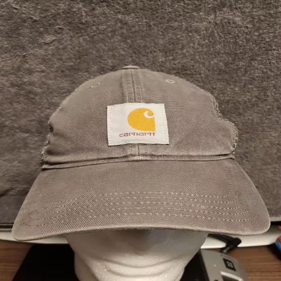 Carhartt Snap-Back Cap Cotton Mesh Gray Breathable OSFM