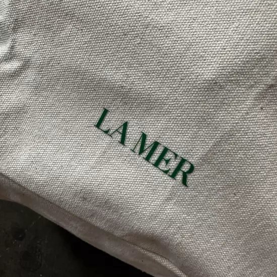 New LA MER Rare Tote Bag Europe Collection Unique Dealer Gift Canvas Travel