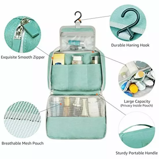 Toiletry Bag Travel Toiletries Bag Sturdy Hanging Organizer