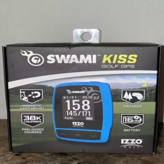 Izzo Swami Kiss Golf GPS Rangefinder - Blue(A44192) - FREE SHIPPING BRAND NEW 