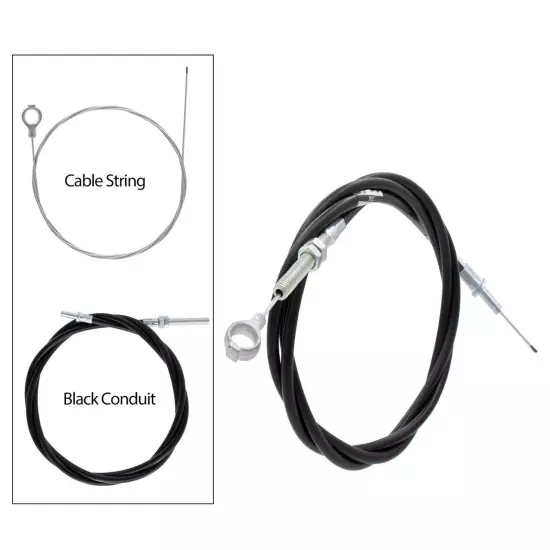 71-inch Throttle Cable With Collar With Sleeve Pull Wire 8252-1390 MANCO ASW 