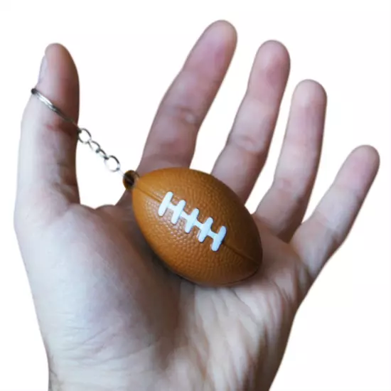 6 Pack Sports Ball Keychains for Kids Party Favors & School Carnival Prizes I...