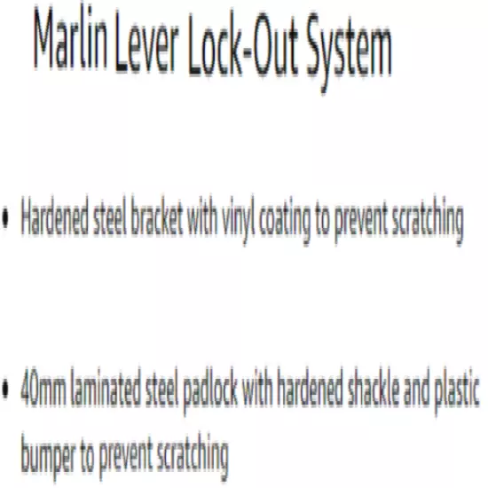 Marlin Lever Action Safety Lock MFC-10