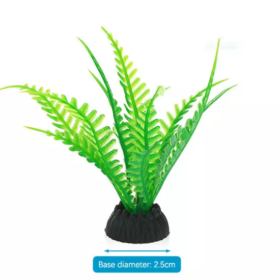 Aquarium Decorative Simulation Aquatic Plant Fish Tank Landscape Ornament Gra Sn