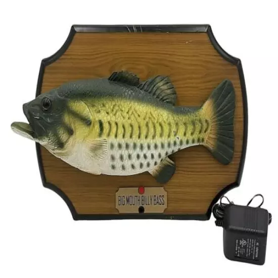 Gemmy Big Mouth Billy Bass Singing Fish 1999 Take Me to the River Dont Worry Be