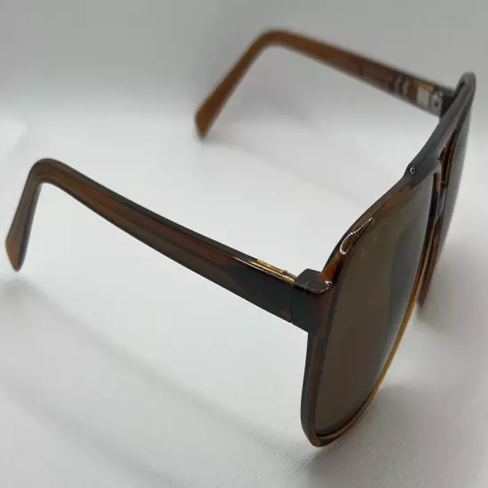 RARE Maui Jim "SILVERSWORD" 701-56 Brown w/ Iridescent Aqua Frames/Bronze Lenses