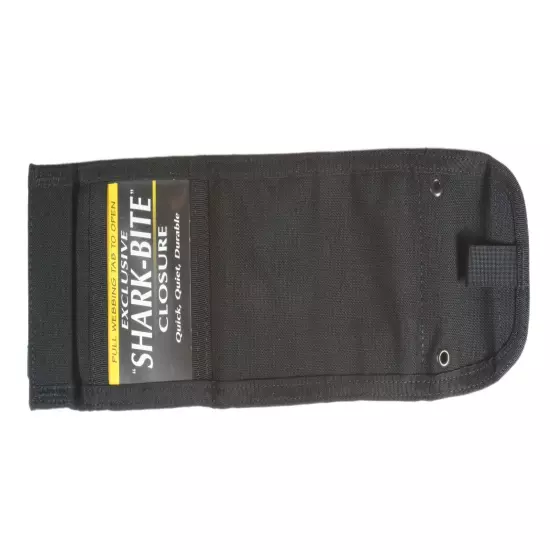 Spec-Ops T.H.E. Wallet, BK - Black w/ 'Shark-Bite' Closure: 100070101