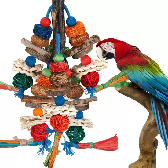 Bird Toys,Parrot Toys Exciting Chewing Fun for Parakeets,Cockatiels,Conures,Love