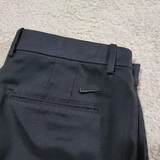 Nike Golf Men’s Standard Fit Flat Front Dri Fit Pants Black Size 36x30