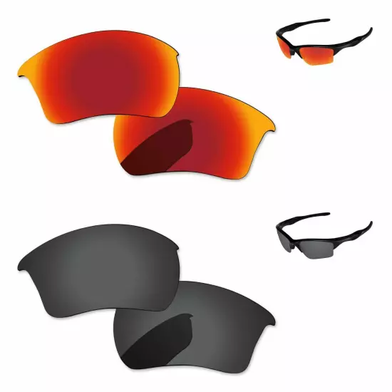 Lensology Polarize Replacement Lenses For-Oakley Half Jacket 2.0 XL OO9154-Opt