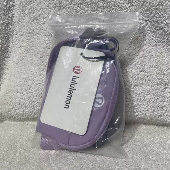 lululemon dual pouch wristlet NWT Purple