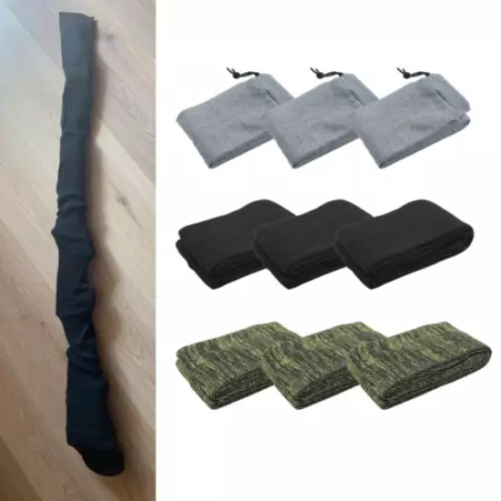 9 Pack 54" Silicone Treated Gun Sock Rifle Shotgun Airgun Hunting Storage Cover