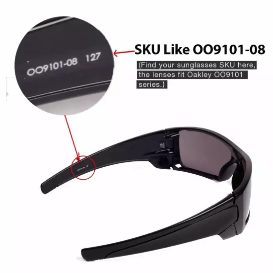 Walleva Replacement Lenses for Oakley Batwolf - Multiple Options