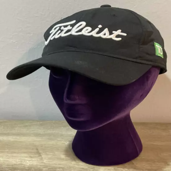 Titleist TD or 'Tour Driven' Trucker Baseball Hat Cap Black White Green RARE