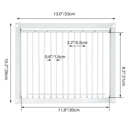 Junniu 11.8in/30cm Pigeon Cage Door Way Entrance Door Bird T Trap Birdcage Ir