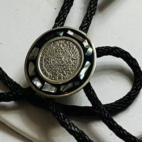 Vintage Silver Bolo Tie Mexico