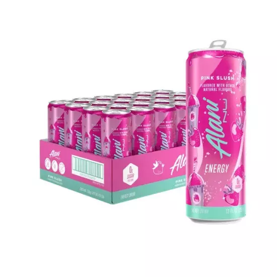 Alani Nu RARE Paris Hilton's Pink Slush Energy Drink / Pre-Workout 24-Pack!