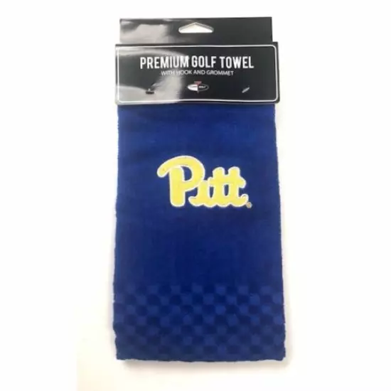 NCAA Embroidered Tri-fold Golf Towel - Pittsburgh Pitt Panthers