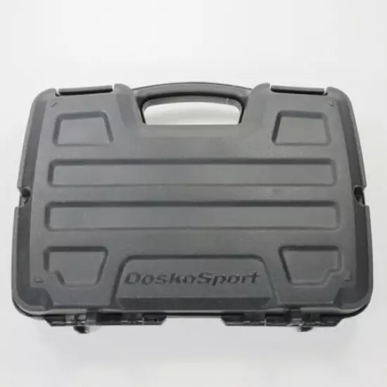 DoskoSport Hard Case Scoped Handgun Pistol Lockable w/ Foam Cushion 13"x10"x3" B