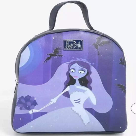 Corpse Bride Blue Emily Mini Backpack Bag Tim Burton Crow Halloween NEW