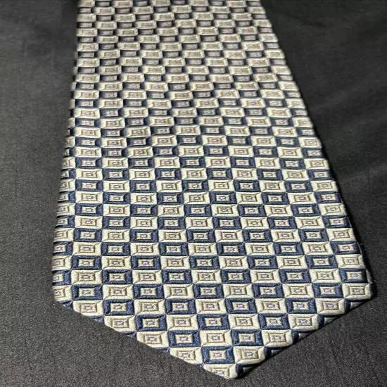 xmi platinum tie For Nordstrom 100% Silk Handmade In The USA 