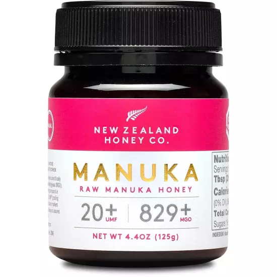 New Zealand Honey Co. Raw Manuka Honey UMF 20+ | MGO 829+, UMF Certified / 4.4oz