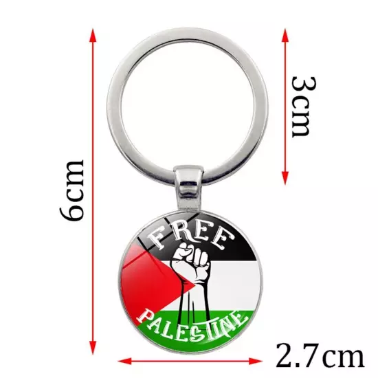 Easy to Identify Palestine Flag Keychain Pendant Never Lose Your Belongings