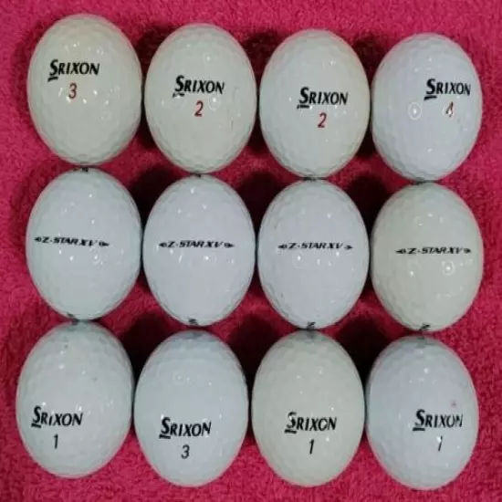 SRIXON Z ZSTAR XV MIX 36 GOLF BALLS FREE SHIPPING 