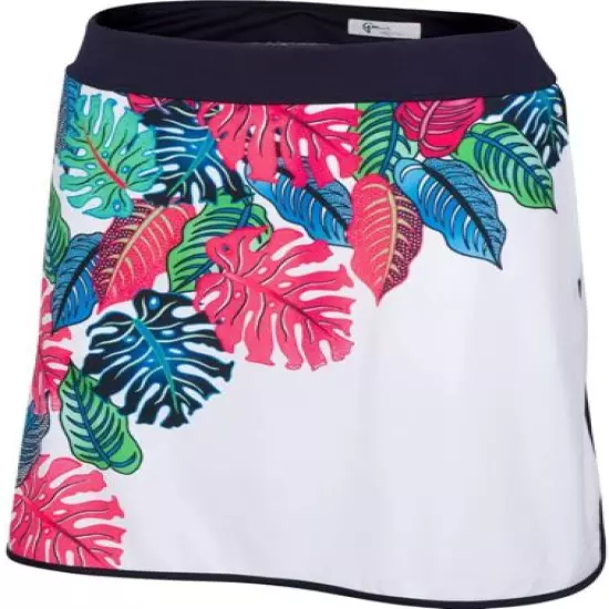 NWT Greg Norman Royal Palm Floral Ladies Golf Skort Size Small NEW NWT