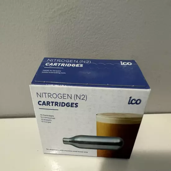 13 Boxes Of ICO 10 pack Nitrogen N2 cartridges