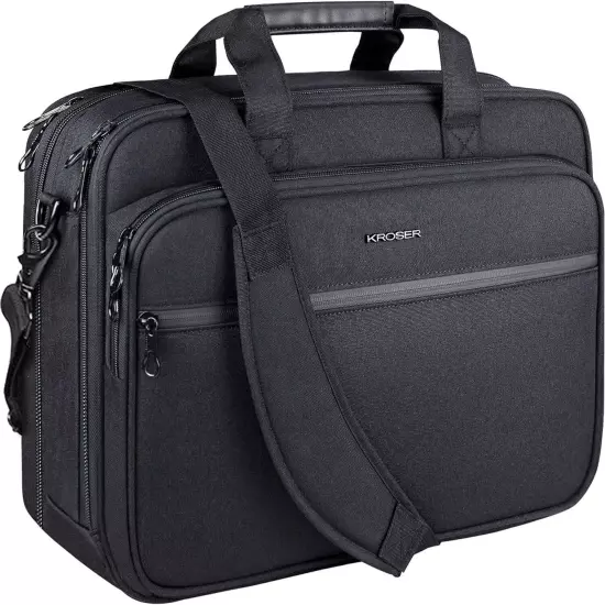 KROSER Laptop Bag Premium Briefcase Fits Up to 17.3 Inch Laptop... 