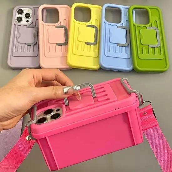 Storage Box Phone Case,Multifunctional Crossbody/Handheld Small Organizer Case