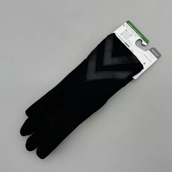 Isotoner Gloves Womens S/M Black Smart Dri Smart Touch Modern Essential Feminine