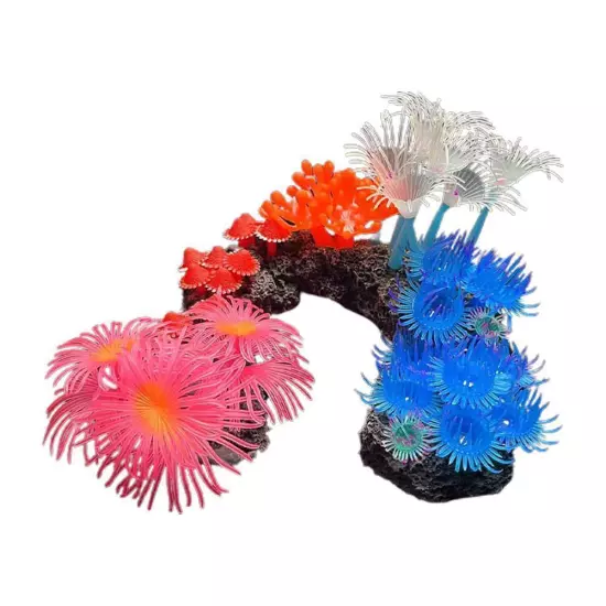 Simulated Silicone Coral Fish Tank Landscape Decoration V8N8