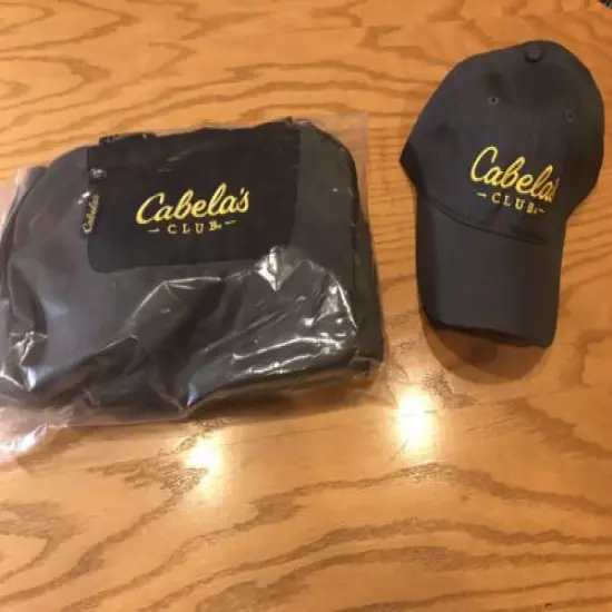 New CABELA'S Club Catch-All Gear Range Bag+baseball Cap, Hunting Fishing, Duffle