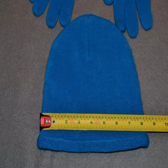 St. John's Bay Woman's Blue Gloves and Matching Beanie One Size FREE SHIPPING!