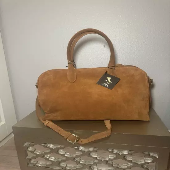 Viral Claudia Firenze Suede Tote Bag Purse